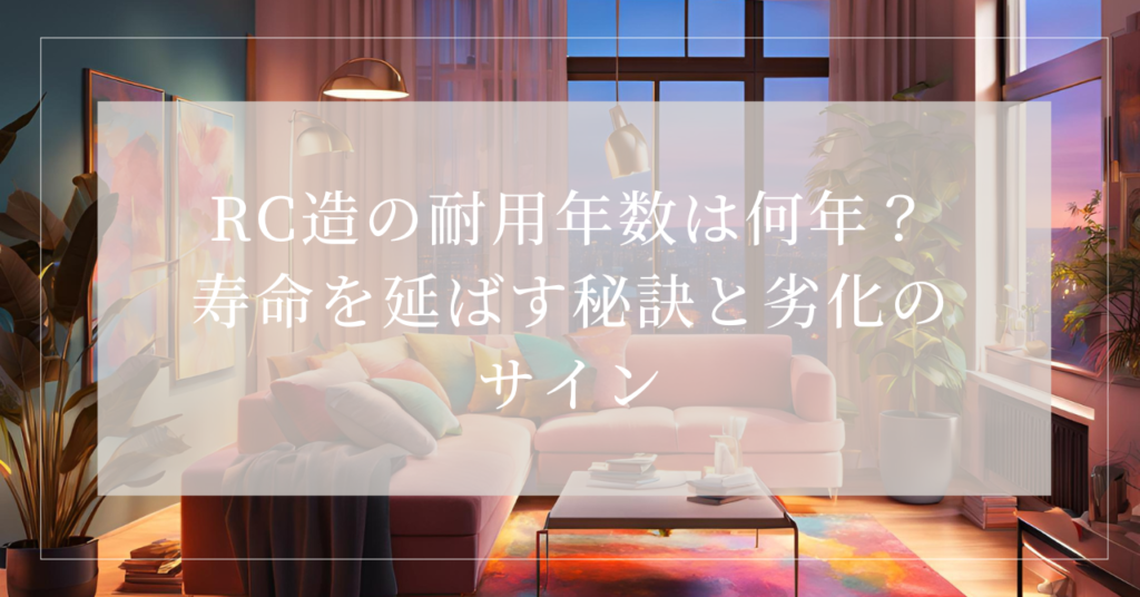 rc造の耐用年数